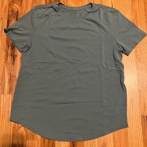 Lululemon Green/Grey Short Sleeve Tee